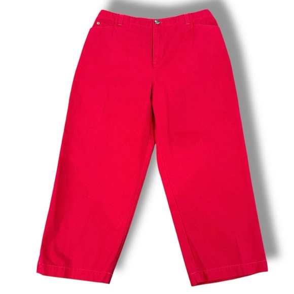 Liz Claiborne Crazy Horse Red Fabric - Picture 1 of 9